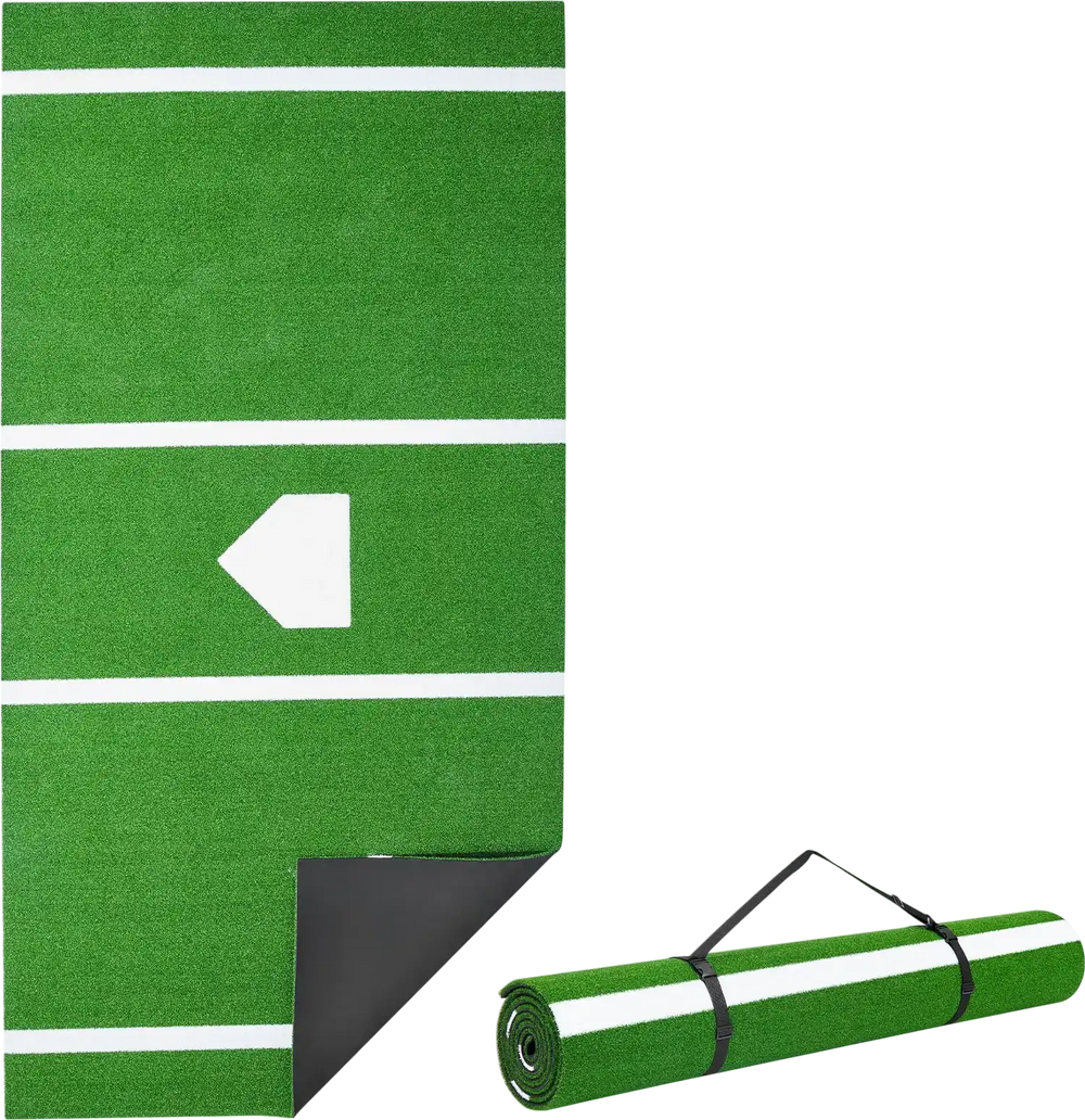 Vevor Batting Cage Mat 12 x 6 ft. Turf with Home Plate New