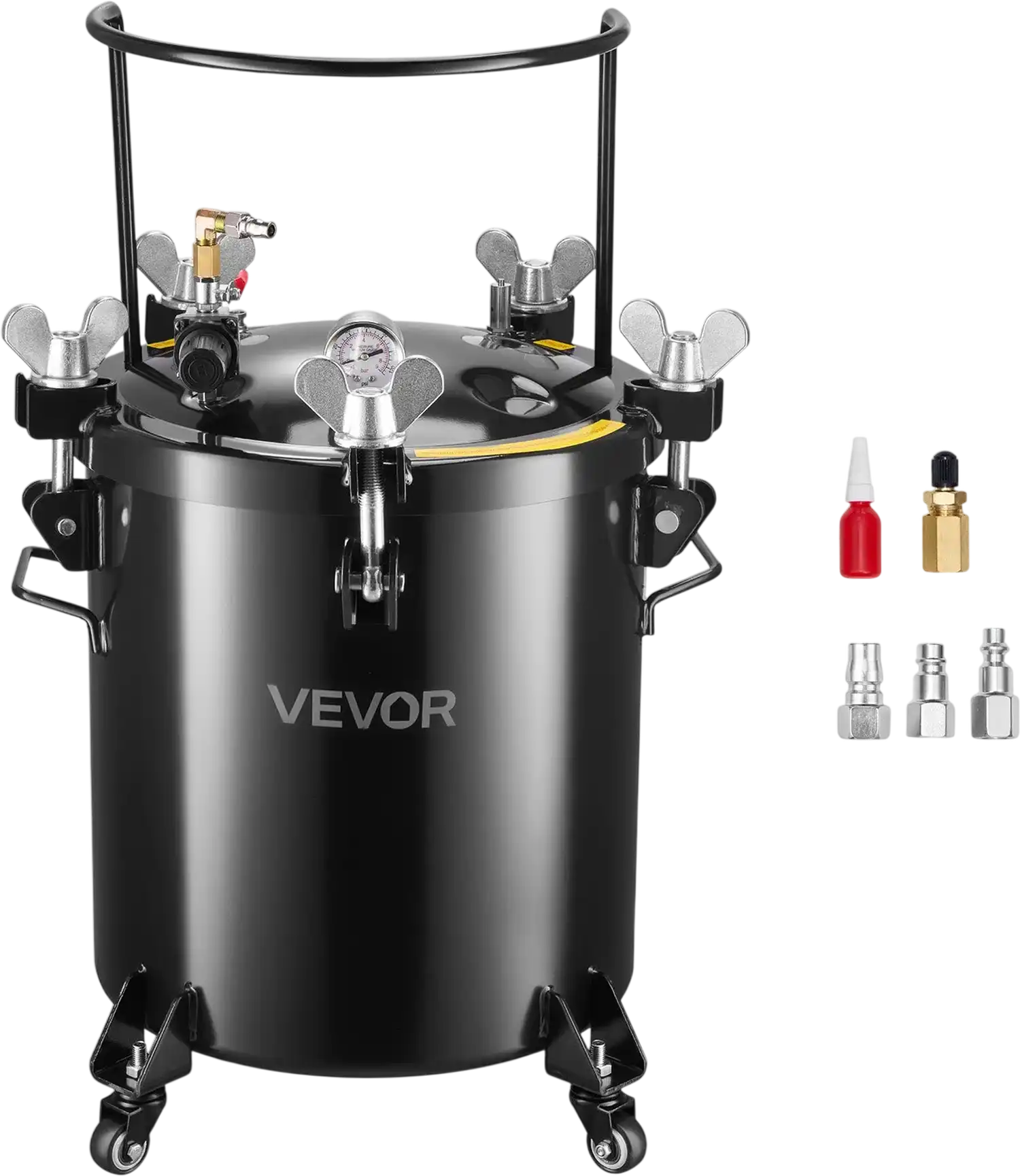 Vevor Pressure Pot Casting Tank 10.6 Gal with Three Quick-Connect Couplers New