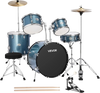 Vevor Junior Drum Set 5-Piece 22 in. with Cymbals Adjustable Throne New
