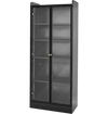 Vevor Display Cabinet 67" Tall Lighted 5-Tier Storage with 2 Adjustable Shelves New