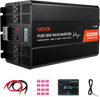 Vevor Power Inverter 4000W 12V DC to 120V AC Pure Sine Wave New