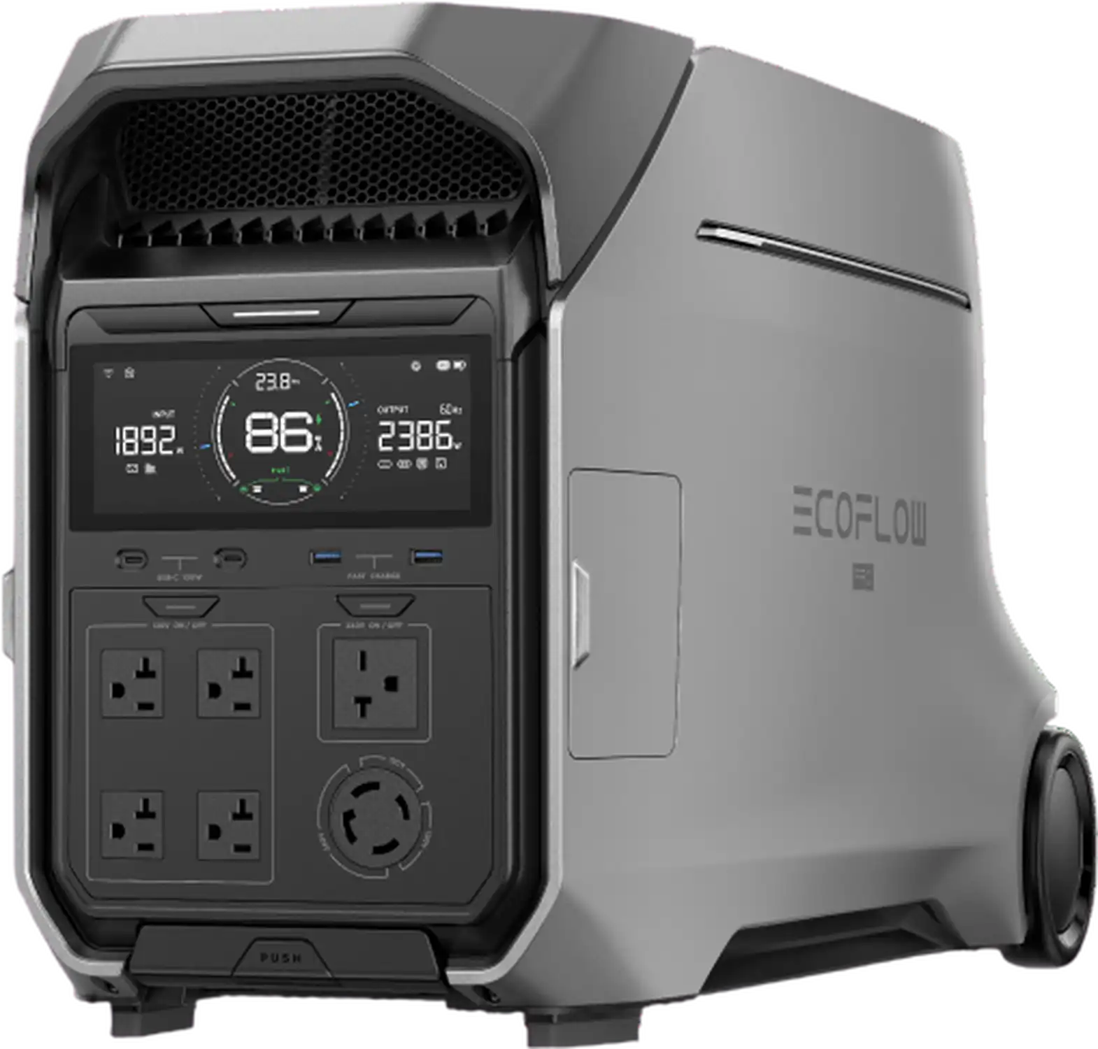 EcoFlow Delta Pro 3 Power Station 4000W 4096Wh LFP Battery Expandable Capacity 120/240V New