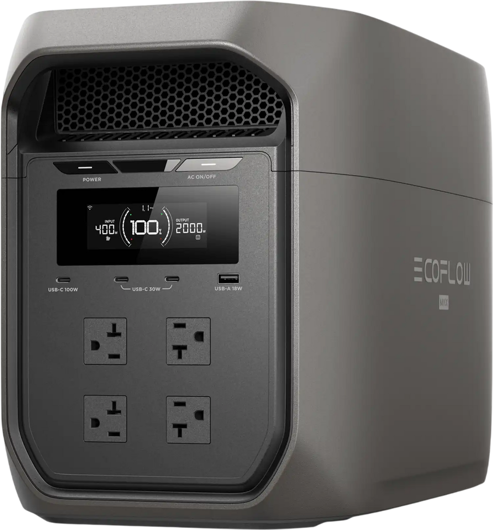 EcoFlow Delta 3 Max Portable Power Station 2400W 2048Wh LFP Battery New