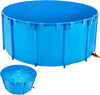 Vevor Canvas Fish Pond 1,320 Gal. Above Ground Round with Drain Valve New