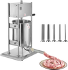 Vevor Sausage Stuffer 22 lbs. Manual Dual-Speed with 5 Stuffing Tubes New