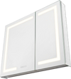 Vevor Lighted Medicine Cabinet 36 x 30 in with Mirror Display 3-Color Dimmable LED New