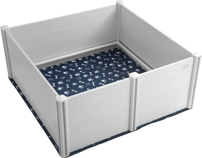 Vevor Dog Whelping Box 59.8 x 59.8 in. Puppy Pen with Washable Pad New