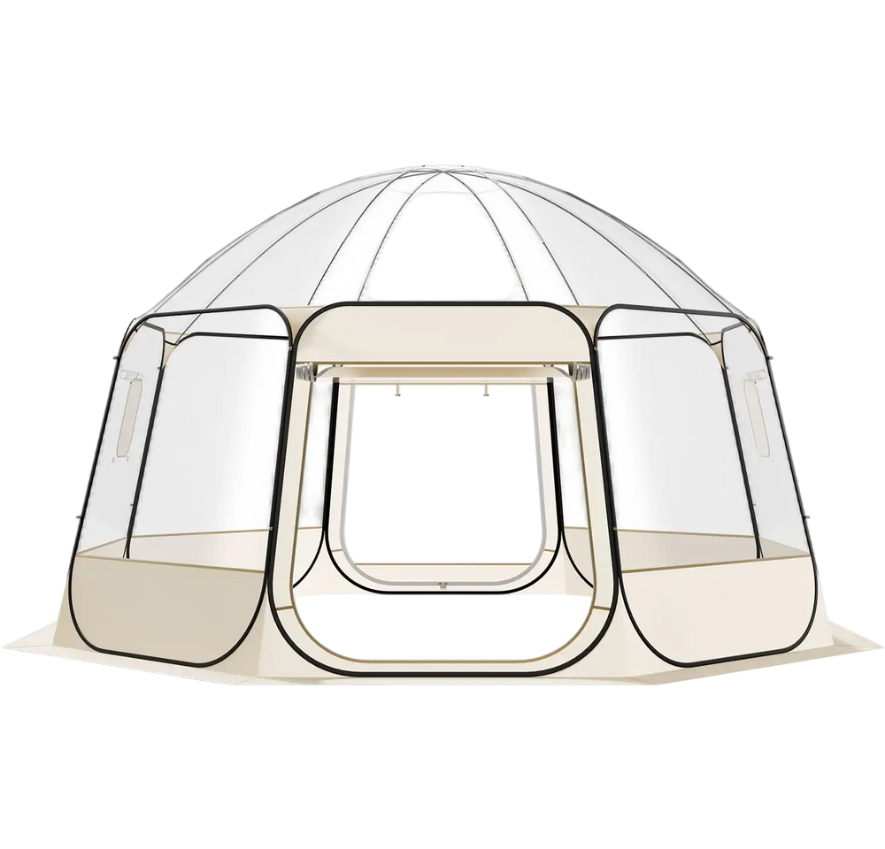 Vevor Pop-up Bubble Tent 15 x 13.8 ft. Clear Dome Igloo 12-15 Person New