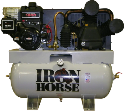 Iron Horse Air Compressor Truck Mount 175 PSI 30 Gal. 22 CFM 14 HP Briggs & Stratton Electric Start New