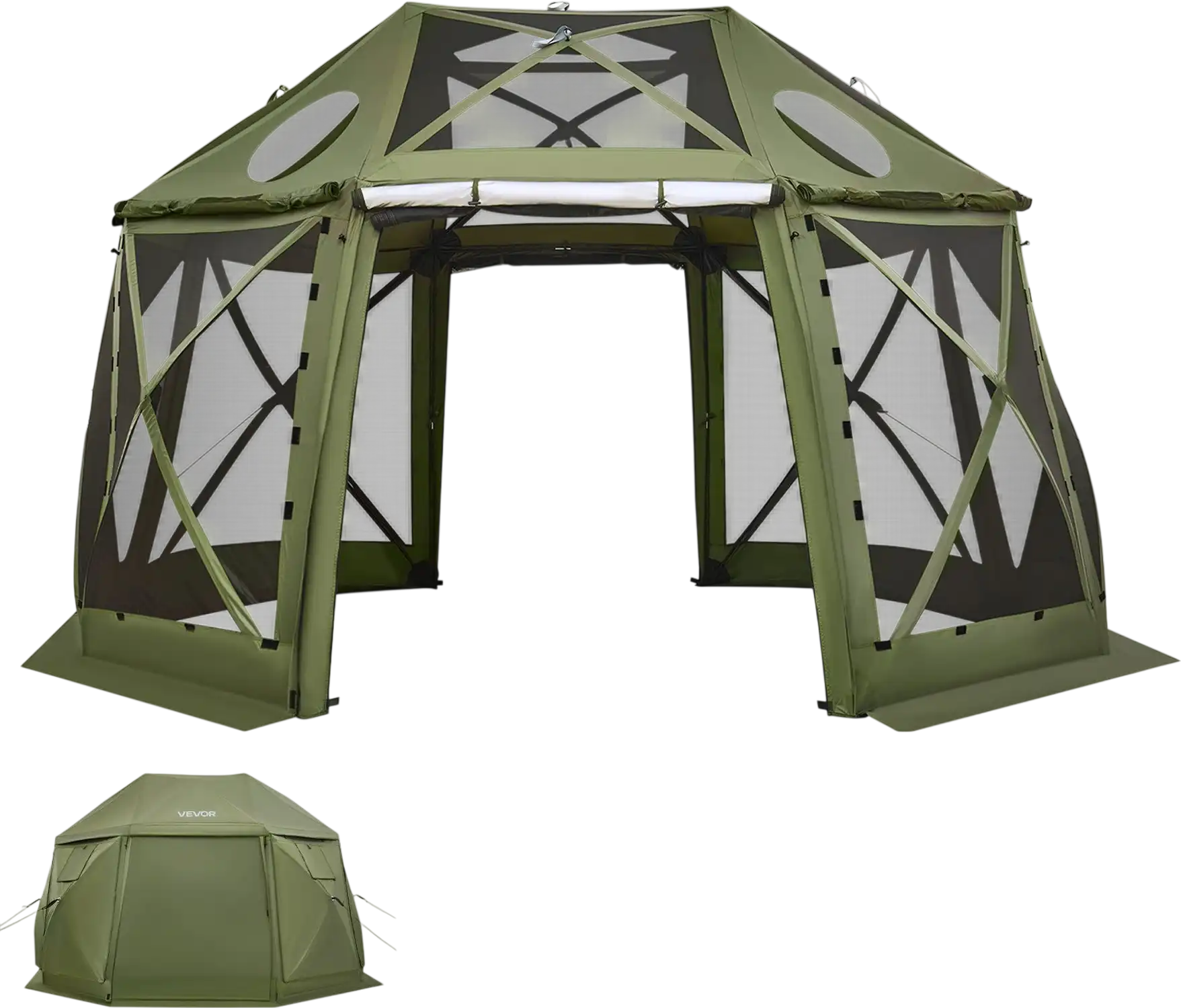 Vevor Pop-up Gazebo Tent 13 x 13 ft. with Removable Top 10-12 Person New