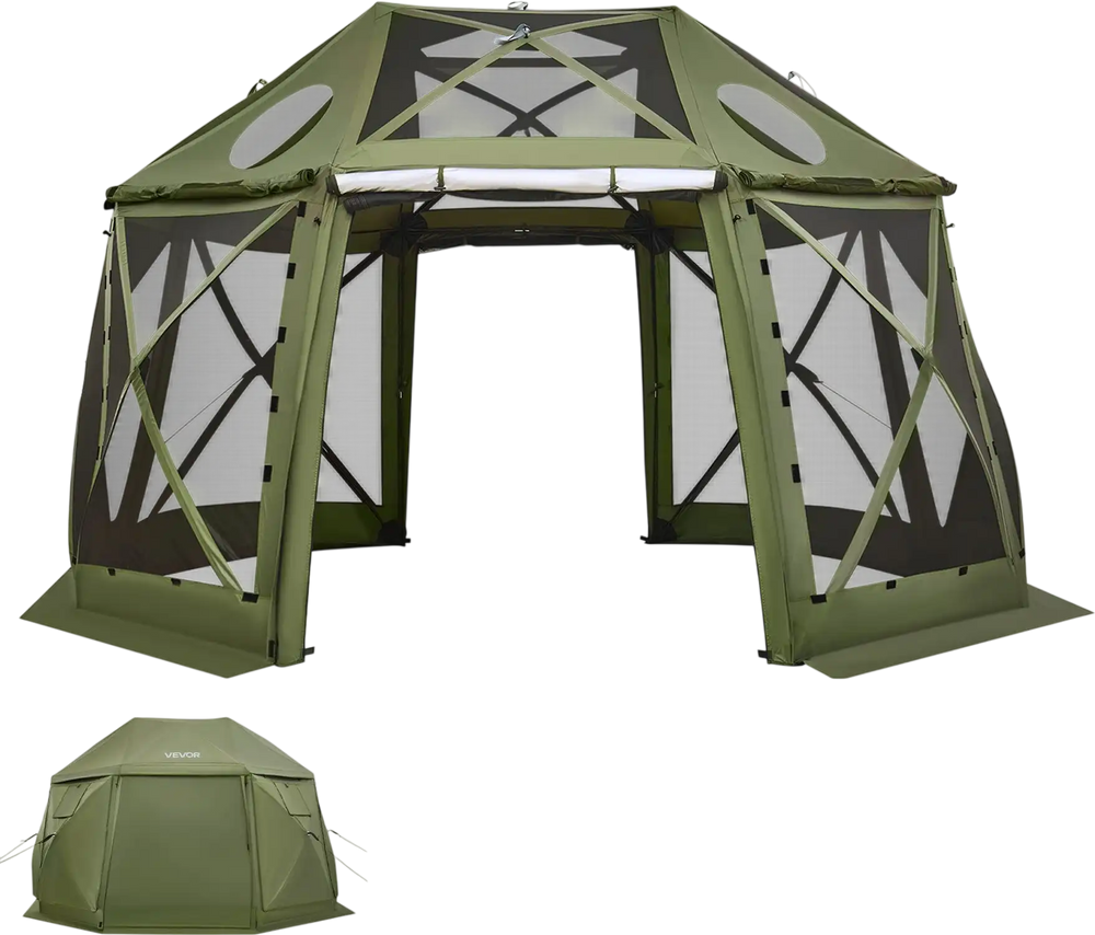 Vevor Pop-up Gazebo Tent 13 x 13 ft. with Removable Top 10-12 Person New