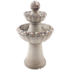 Vevor Outdoor Water Fountain 36.5 in. 2-Tier Rock Base Style with Pump New