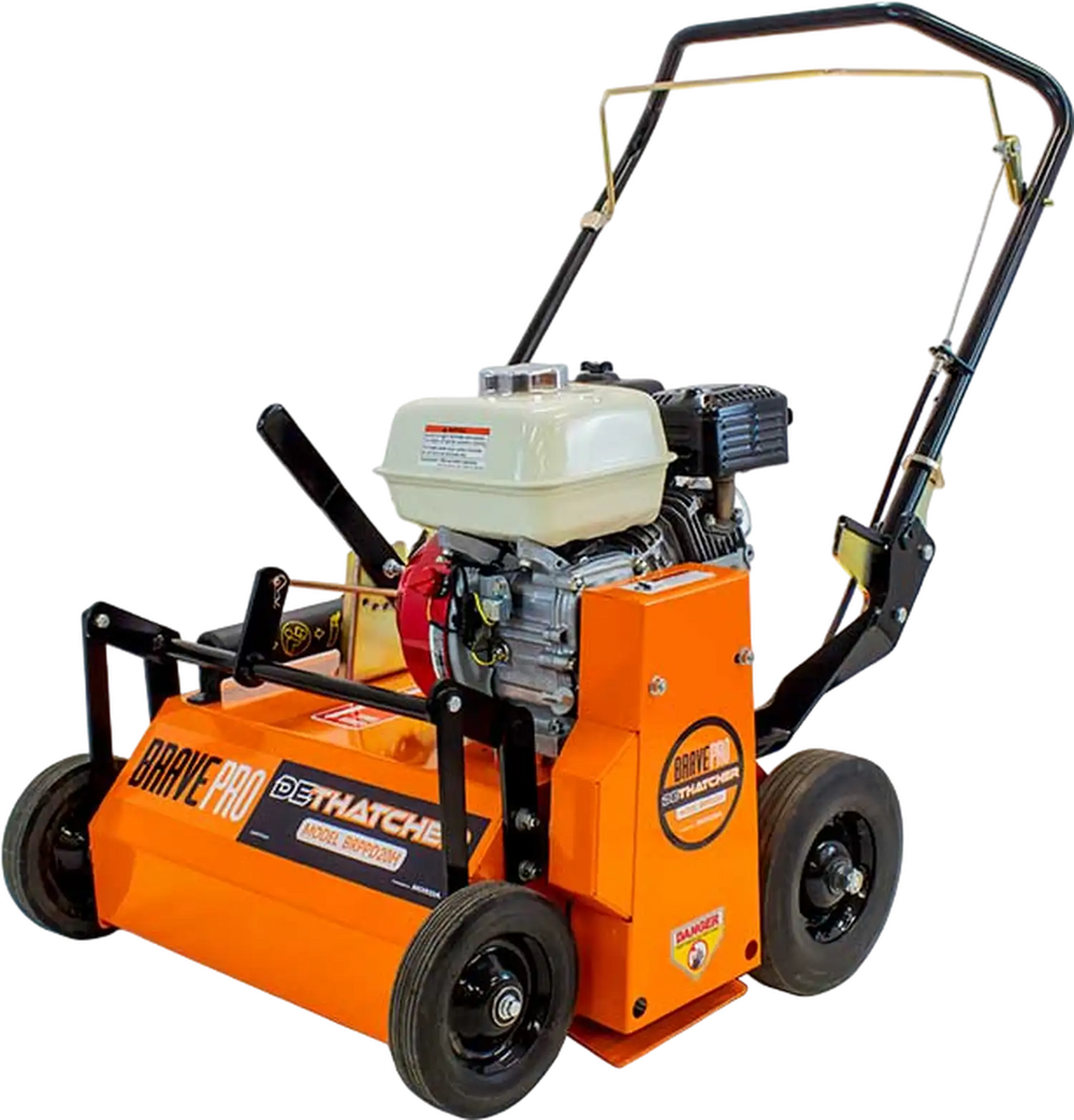 Brave Power Rake Dethatcher 20 in. Width 5.5 HP Honda GX160 Engine BRPPD20H New