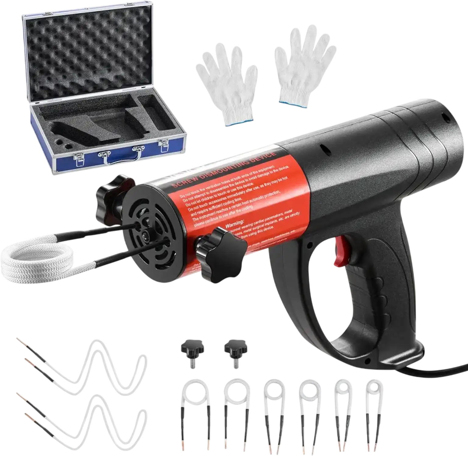 Vevor Magnetic Induction Heater Kit with 8 Coils 1500W 110V New