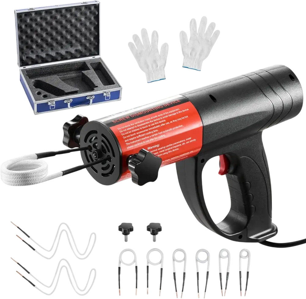 Vevor Magnetic Induction Heater Kit with 8 Coils 1500W 110V New