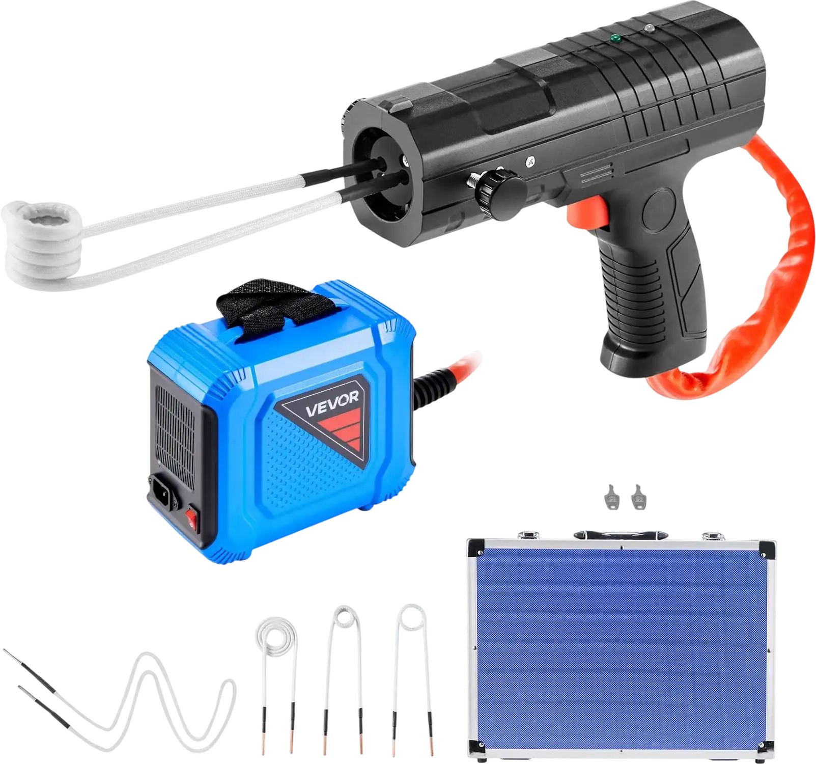 Vevor Magnetic Induction Heater Kit with 4 Coils 1800W 110V New