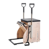 Vevor Pilates Chair Exercise Reformer Split-Pedal with Handles Wood Frame New
