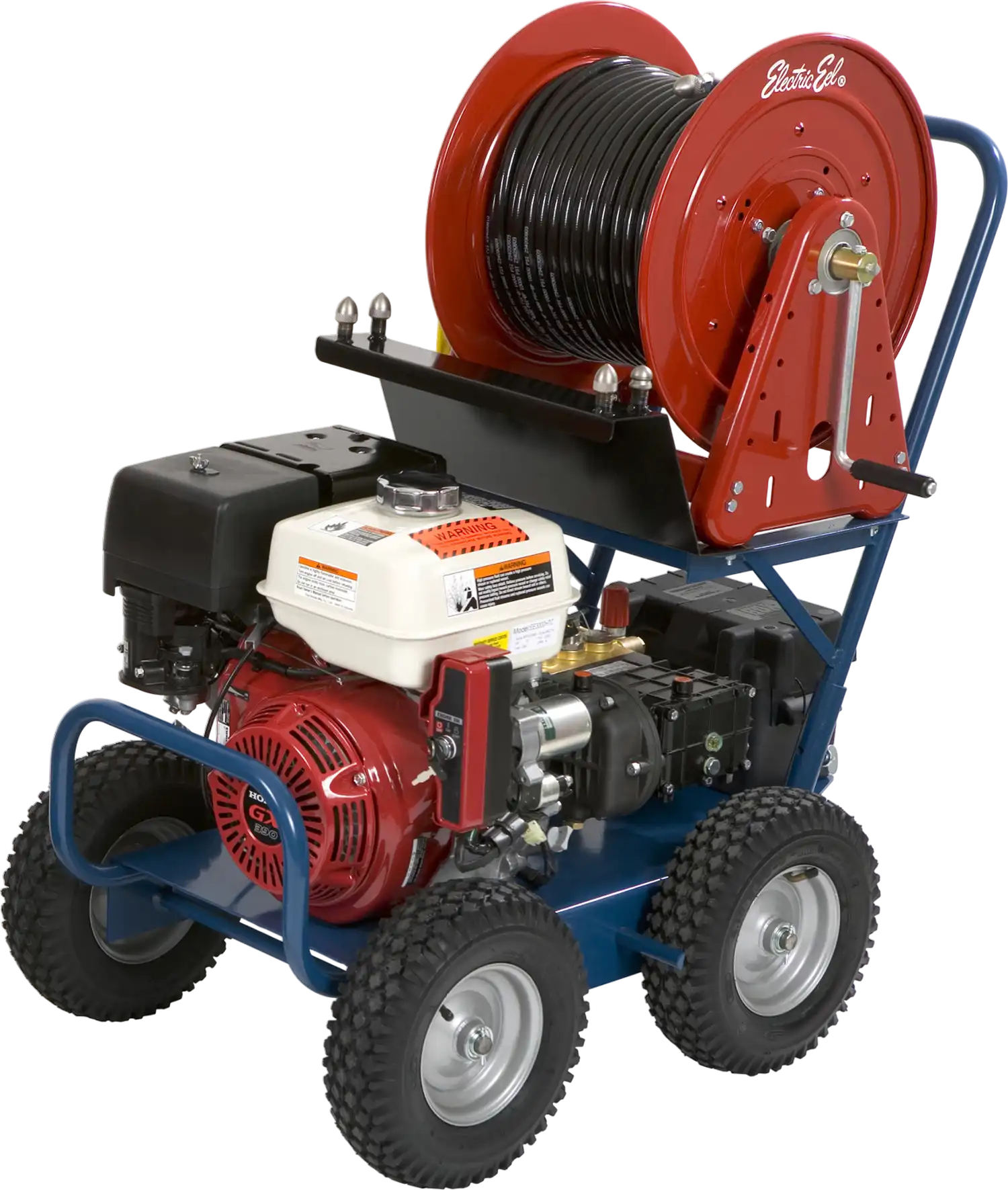 Electric Eel EJ3000 Gas Drain Jetter 4.7 GPM 3000 PSI 13 HP with 3/8 in. x 200 ft. Hose New