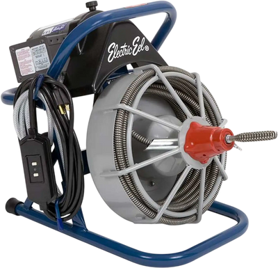 Electric Eel Drain Cleaner 1/2 in. x 50 ft. 1/3 HP Model E Complete Kit New