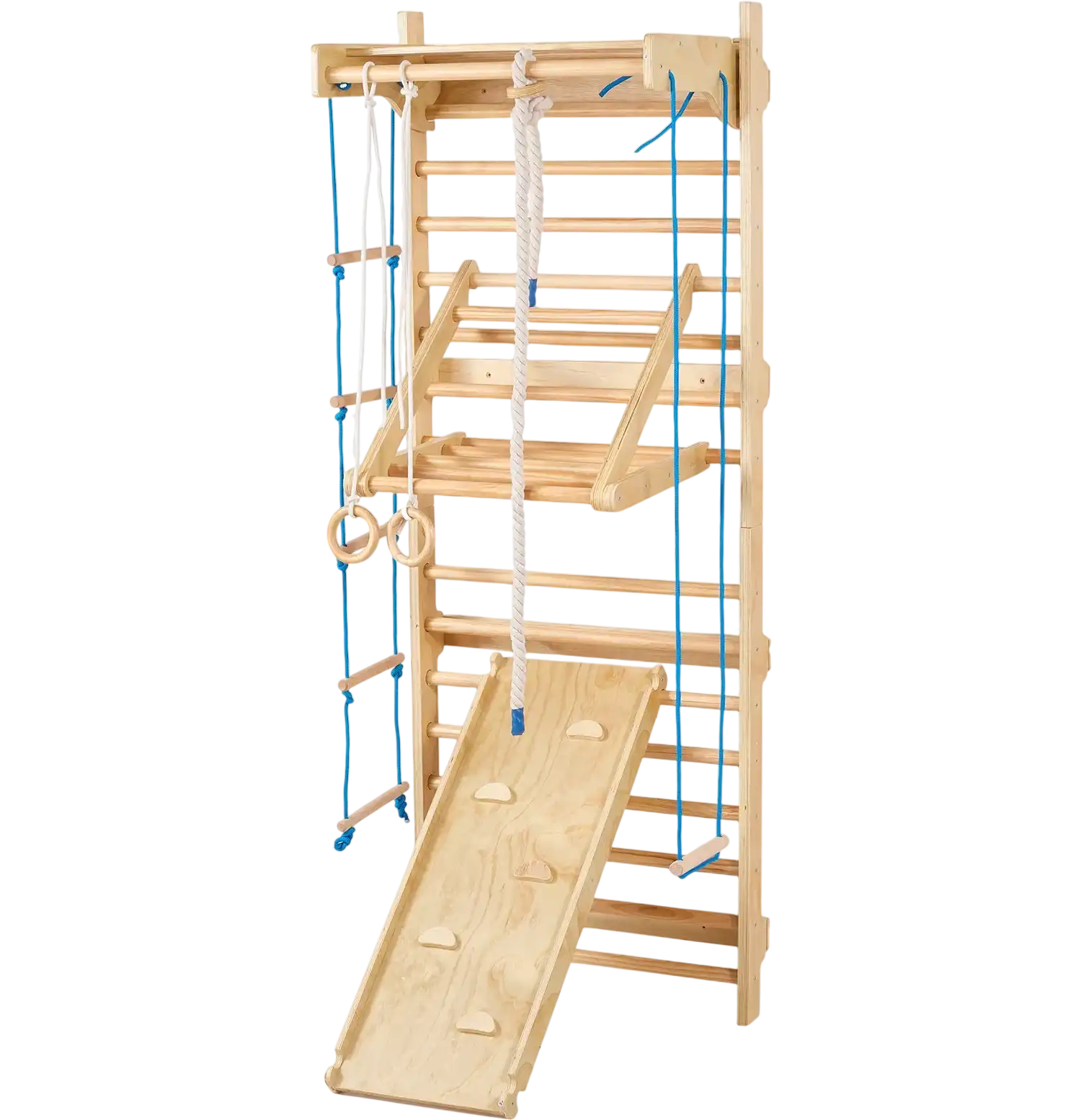 Vevor Swedish Ladder Wall Gym 8-in-1 Climbing Playset 220 lb. Capacity New