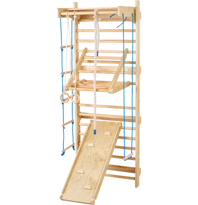 Vevor Swedish Ladder Wall Gym 8-in-1 Climbing Playset 220 lb. Capacity New