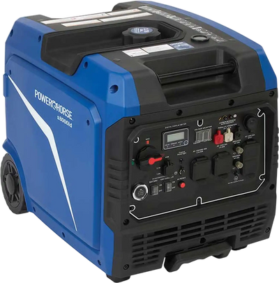 Powerhorse Inverter Generator 6000W/8000W Dual Fuel Gas Propane 30A Low THD Remote Start CO Shutdown New