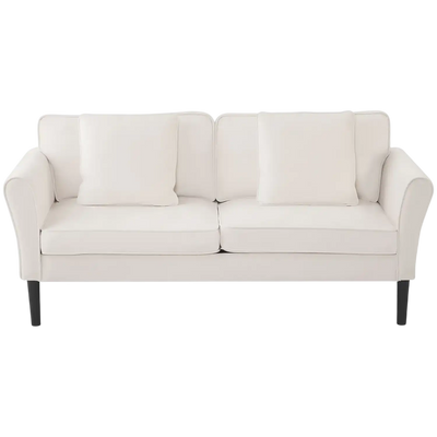 Vevor Loveseat Sofa 69 in. Velvet Fabric Sinuous Spring 700 lb. Capacity New