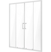 Vevor Semi-Frameless Shower Door 57.8-59 x 70 in. Double Sliding Glass Stainless Steel Hardware New