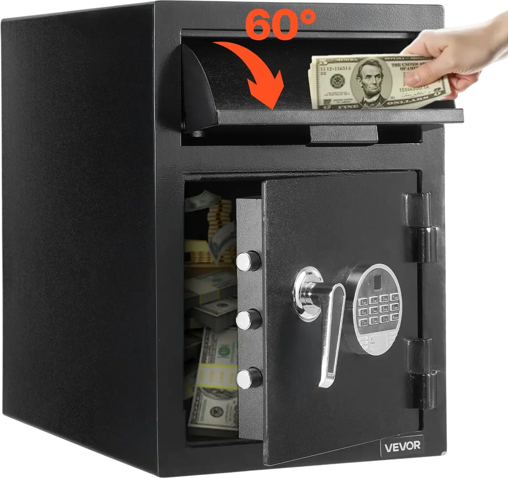 Vevor Safe Box with Drop Slot 1.2 Cu. Ft Digital Keypad New