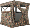 82 Inch Tall Hunting Blind 270° One Way See Through Ground Tent for 3-4 People