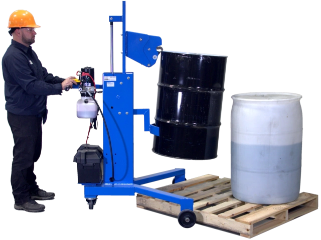 Morse 82H-125 Drum Lifter Palletizer 12V Battery Powered 19" Lift 1,000 Lb. Capacity New