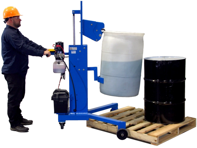 Morse 82H-125 Drum Lifter Palletizer 12V Battery Powered 19" Lift 1,000 Lb. Capacity New