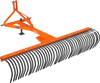 84" Landscape Rake with 42 Tines 3 Point Hitch Tractor Attachment,  LR84
