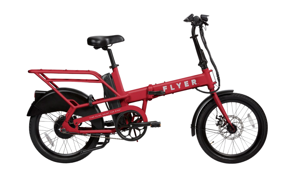 Radio Flyer 860 Electric Bicycle Folding Cargo 5 Pedal Assist 20" 350W Motor 20 MPH 40 Mile Range 48V 9.8Ah Lithium Battery New