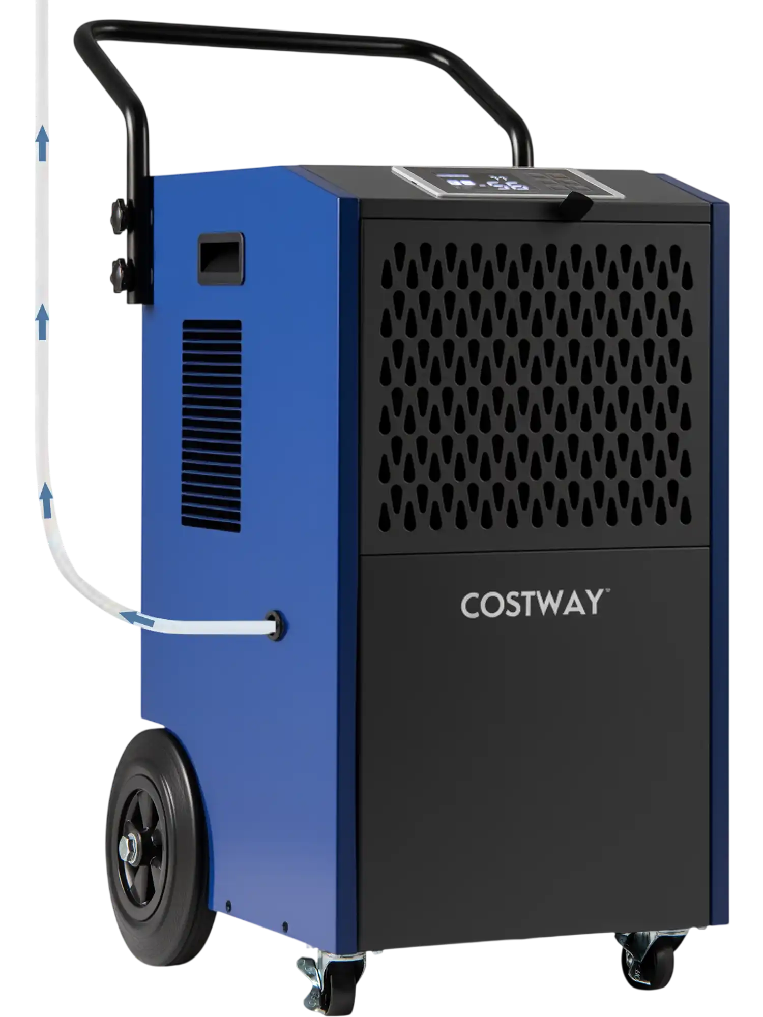 Costway 154 Pint Commercial Dehumidifier w/ Pump & Drain Hoses 759843216 New
