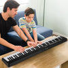 88 Key Foldable Electric Keyboard Piano with Wireless MIDI and Dual Speakers-Black - Gallery View 1 of 11