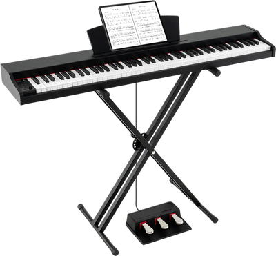 Costway 88-Key Keyboard Piano w/ Adjustable Stand 19394937 New