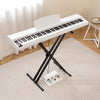 88-Key Keyboard Piano Set with Adjustable Stand-White - Gallery View 1 of 10