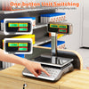 Digital commercial food scale with dual LCD display, 88 lb capacity, and stainless steel platform for accurate.