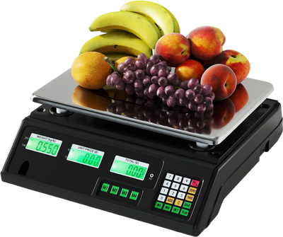 Costway Digital Commercial Food Price Computing Scale 88lbs Counting Function 42523470 New
