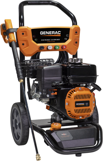 Generac 8909 Pressure Washer 3100 PSI 2.5 GPM Residential Gas New