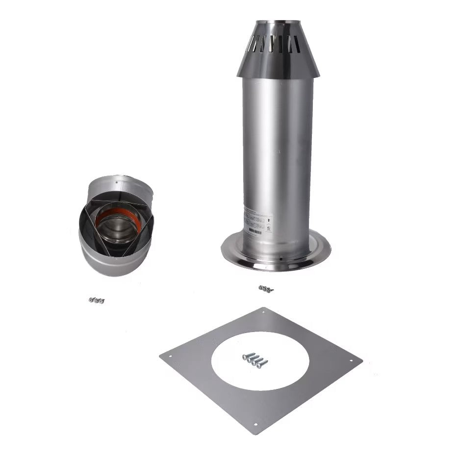 Rheem RTG20292-1 Horizontal Vent Cone Termination Kit 2 x 8 in. Wall New