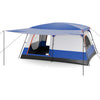 8-10 Person Camping Tent with Double Rooms and 2 Doors-Navy - Gallery View 1 of 1