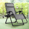 Oversize Lounge Chair with Cup Holder of Heavy Duty for outdoor-Gray - Gallery View 1 of 8