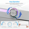 Yulika U5 Tankless Smart Bidet Toilet Elongated 1.28 GPF with LED Strip Auto Flush Heated Seat New