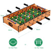 Foosball game table with rotating surfaces, dimensions 69cm x 36cm x 10cm, perfect for indoor and outdoor fun.
