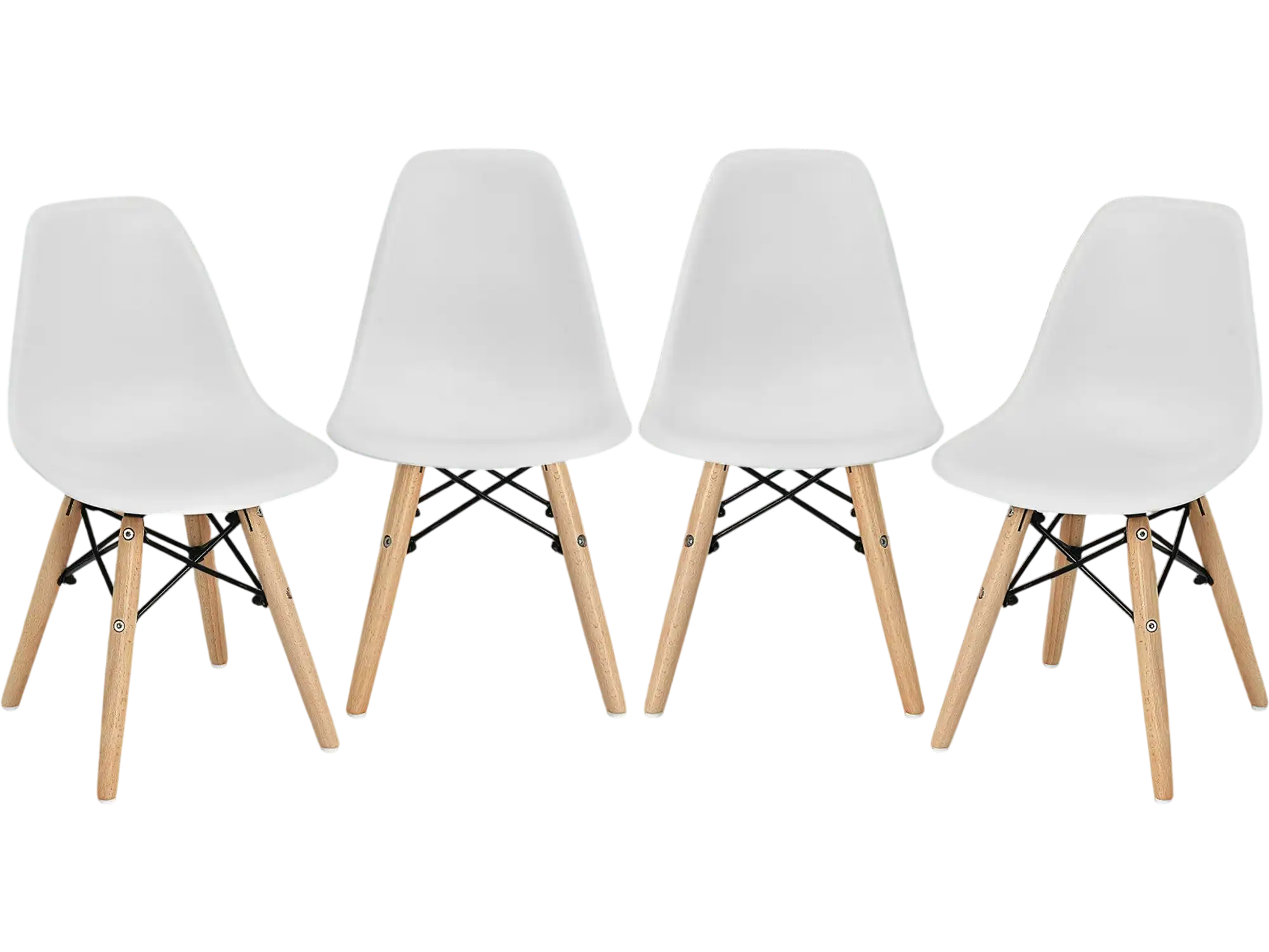 Costway 4 Pc Kids Medieval Dining Chair Set Wood Legs 26594087 New