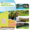 Kids patio lounge chair with awning in multicolor, designed for comfort and play, perfect for backyard or garden use.