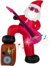 8.4 ft Inflatable Santa Claus with Sound-synced Light Effect and LED Lights