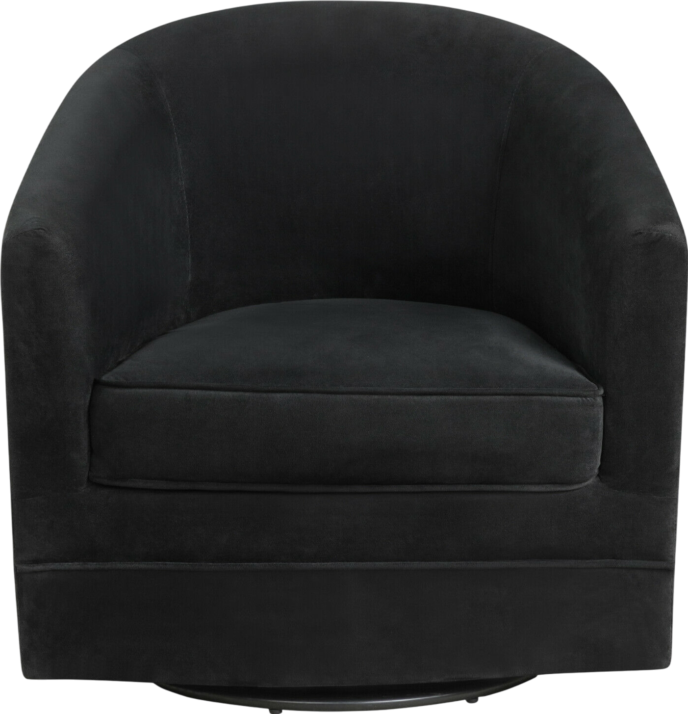 Costway Accent Chair with 360-Degree Swivel Metal Base New